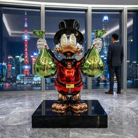 Billionaire Duck (Money Bags) Lifesize 150 cm™ thumbnail 8