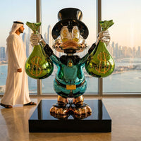 Billionaire Duck (Money Bags) Lifesize 150 cm™ thumbnail 5