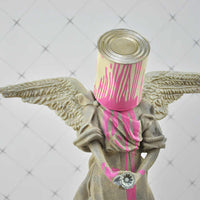 Pour The Paint Iron Bucket Angel - Banksy thumbnail 3