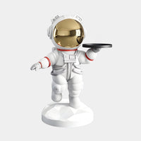Medium Nova White Astronaut Bear Butler Sculpture - 90cm thumbnail 2