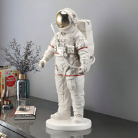 Small Cloud White Space Astronaut Standing Sculpture - 58cm thumbnail 2