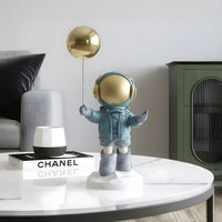 Small Galactic Blue Astronaut Balloon Figure - 42cm thumbnail 2