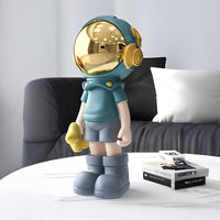 Small Galactic Blue Astronaut Buddy Figure - 36cm thumbnail 2