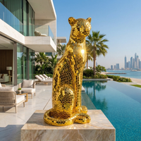 Majestic Mosaic Leopard 80cm thumbnail 2