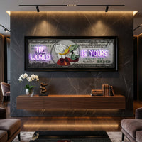 The World is Yours (Billionaire Neon Canva) thumbnail 2