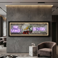 The World is Yours (Billionaire Neon Canva) thumbnail 1